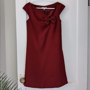 Valentino Silk / Cotton Bow Dress